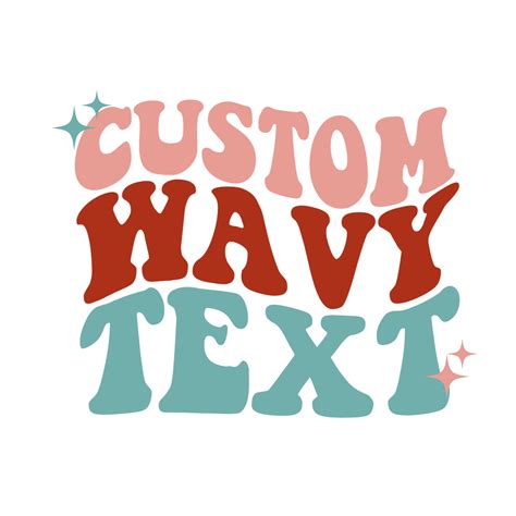 Texts in retro style can take you or your audience to the good old memories. . Retro wavy text